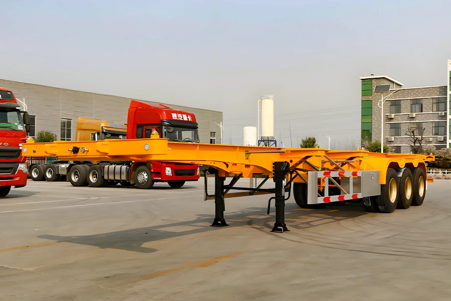 3-Axle Skeletal Semi-Trailer