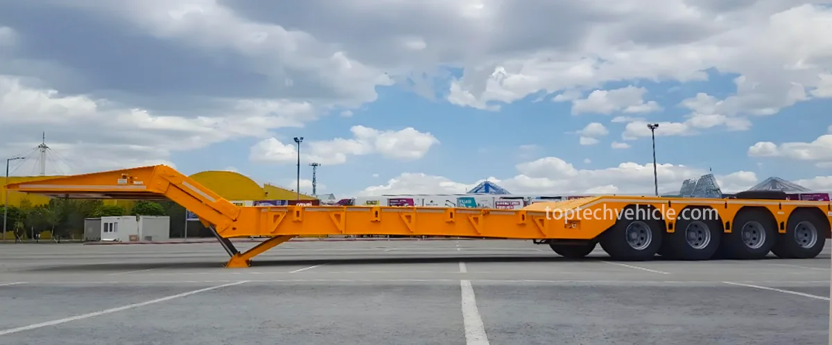 Hydraulic Detachable Gooseneck Lowbed Trailer