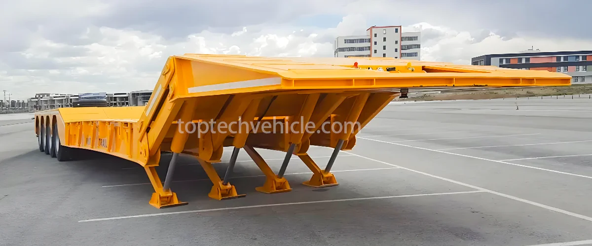 Hydraulic Detachable Gooseneck Lowbed Trailer