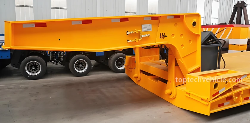 Detachable Gooseneck Lowboy Trailer