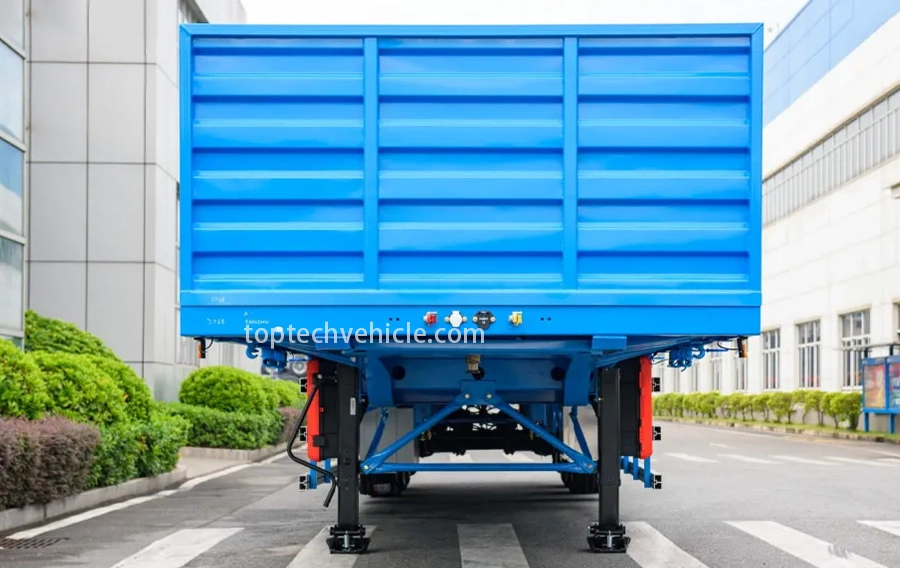 TOPTECH 3-Axle Flatbed Container Semi-Trailer