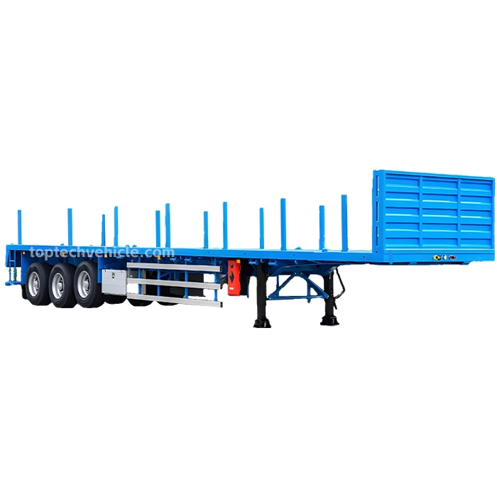 TOPTECH 3-Axle Flatbed Container Semi-Trailer